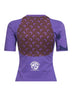 Violet jersey regenerated graphic baby-fit T-shirt