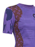 Violet jersey regenerated graphic baby-fit T-shirt