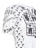 White jersey regenerated graphic baby-fit T-shirt