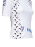 White jersey regenerated graphic baby-fit T-shirt
