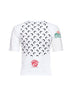 White jersey regenerated graphic baby-fit T-shirt