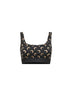 Top sportivo Moon in jersey stampato nero