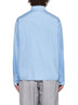 Camicia con logo nascosto blu Marni