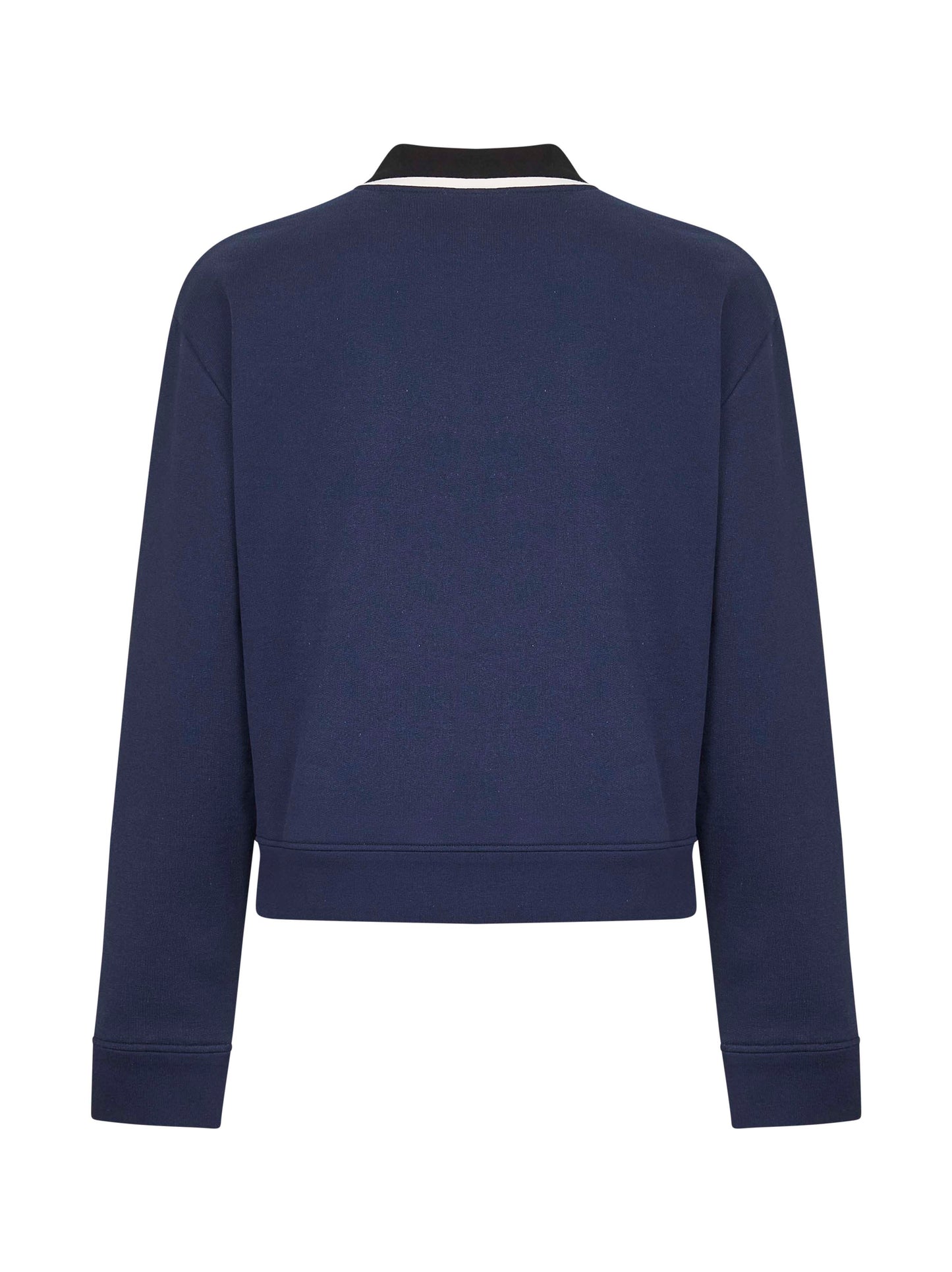 Blue organic cotton cardigan