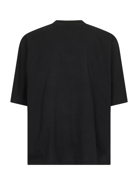 Black organic cotton Marni label T-shirt