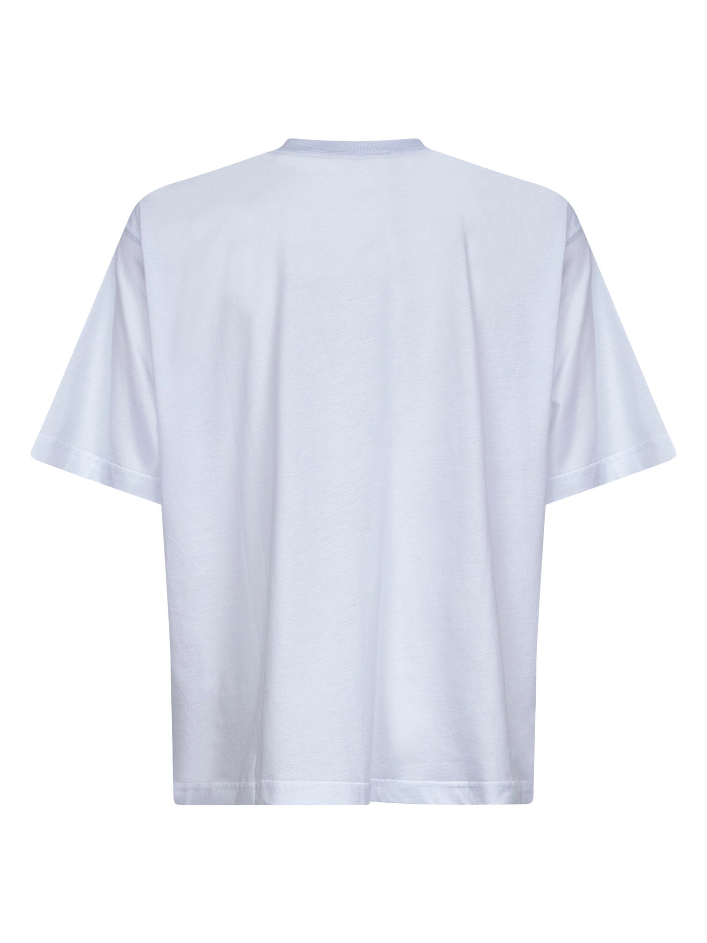 White organic cotton Marni label T-shirt