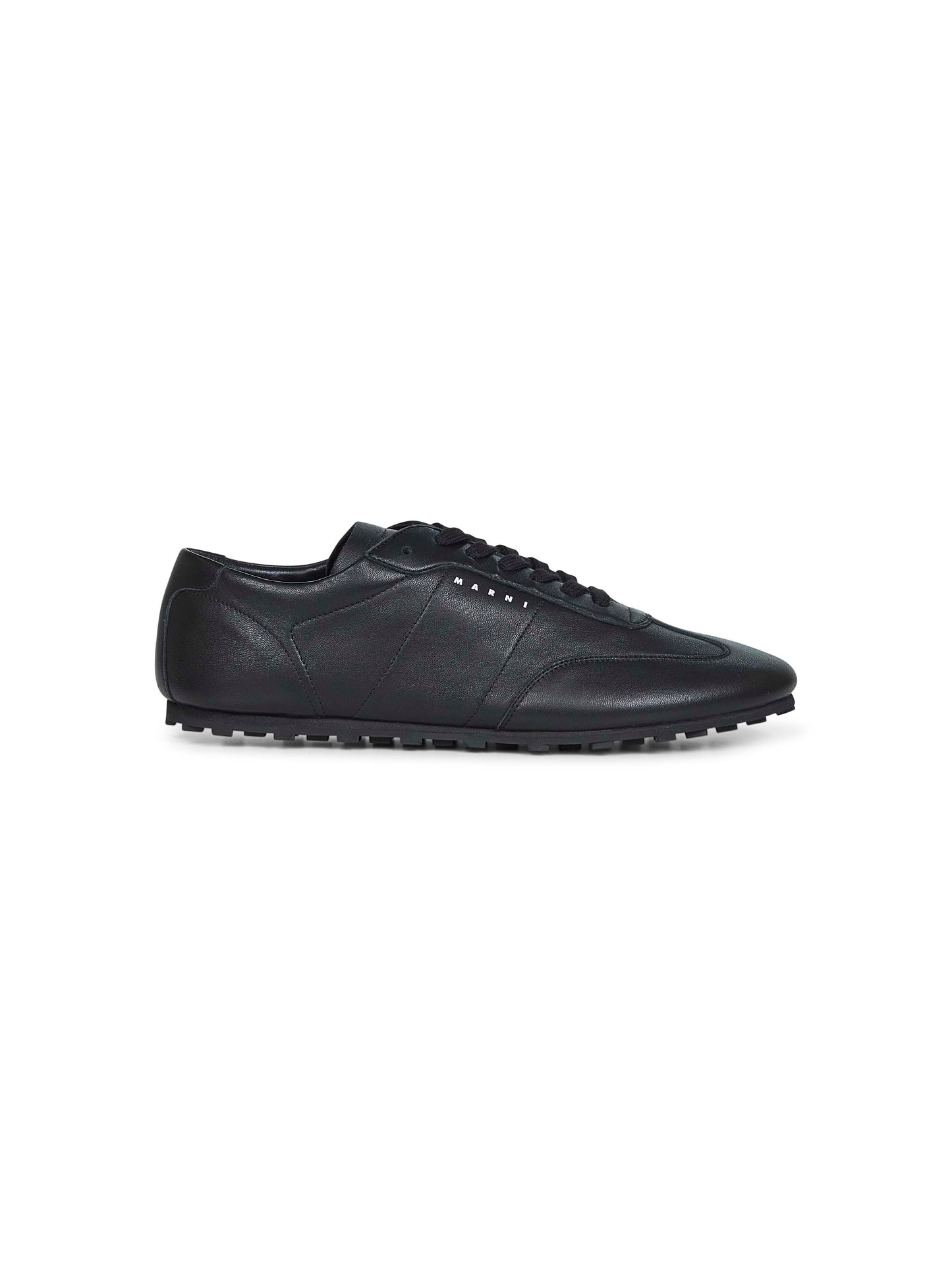 Black nappa leather Softy Soccer sneakers