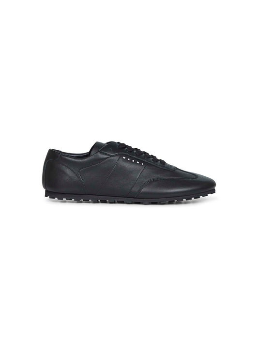Sneakers Softy Soccer in nappa nera