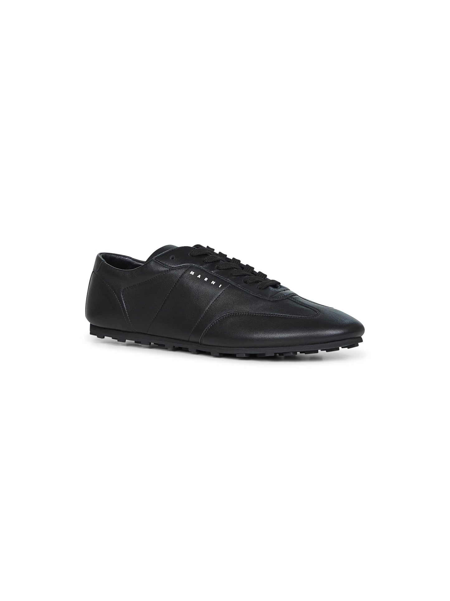 Black nappa leather Softy Soccer sneakers