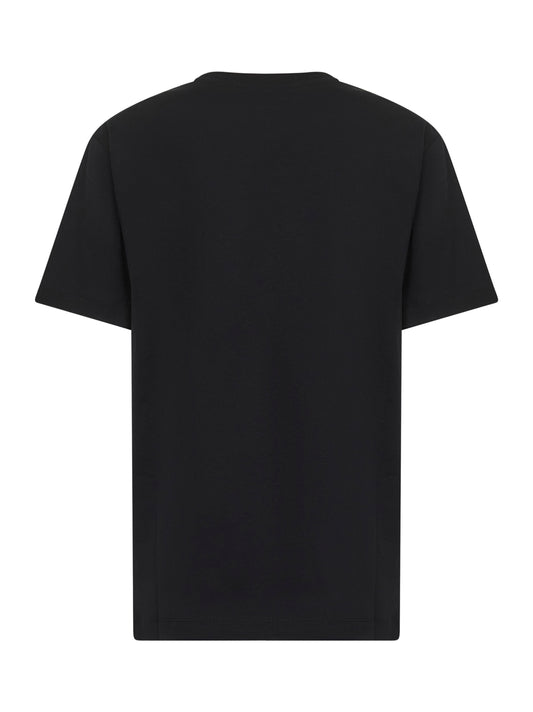 Black jersey Marni Scribbled logo T-shirt