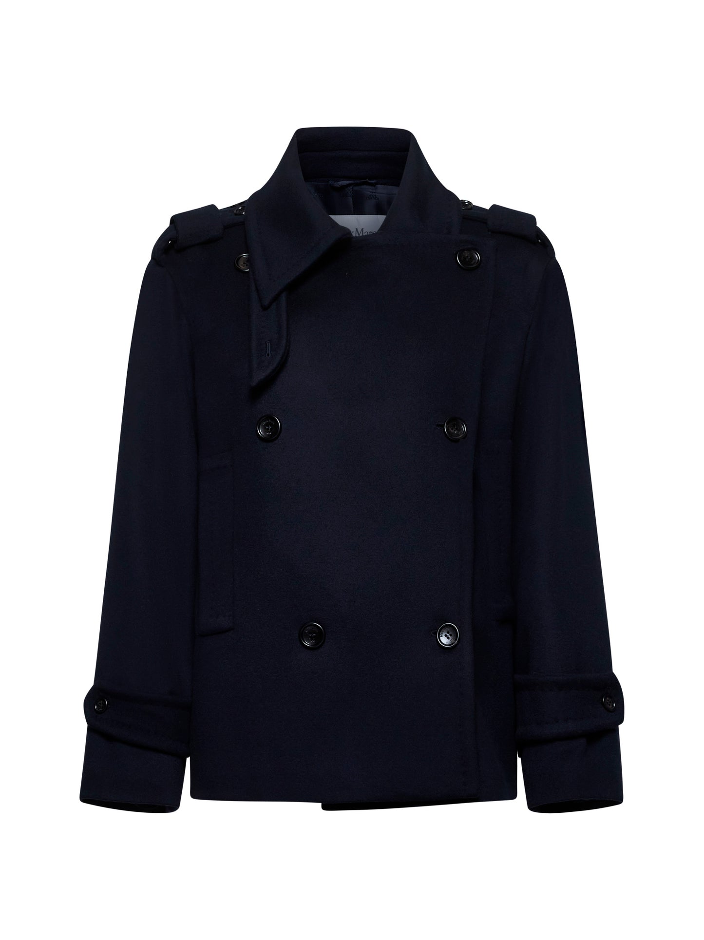 Laveno wool and cashmere short coat
