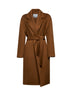 Cappotto midi MELINDA in cashmere marrone