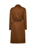 Cappotto midi MELINDA in cashmere marrone