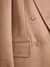 Giacca OLIMPIA in cammello zibellinato cammello<BR/>