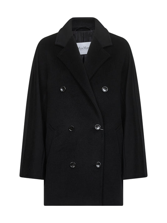 Black 101801 short Icon Coat REBUS coat