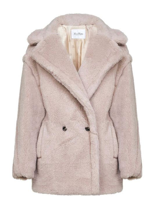 Cappotto Teddy Bear Icon Coat corto OLGA beige<BR/>