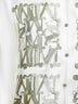 Camicia NABIL in twill di seta stampata verde salvia