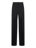 Black light wool FERNET straight trousers