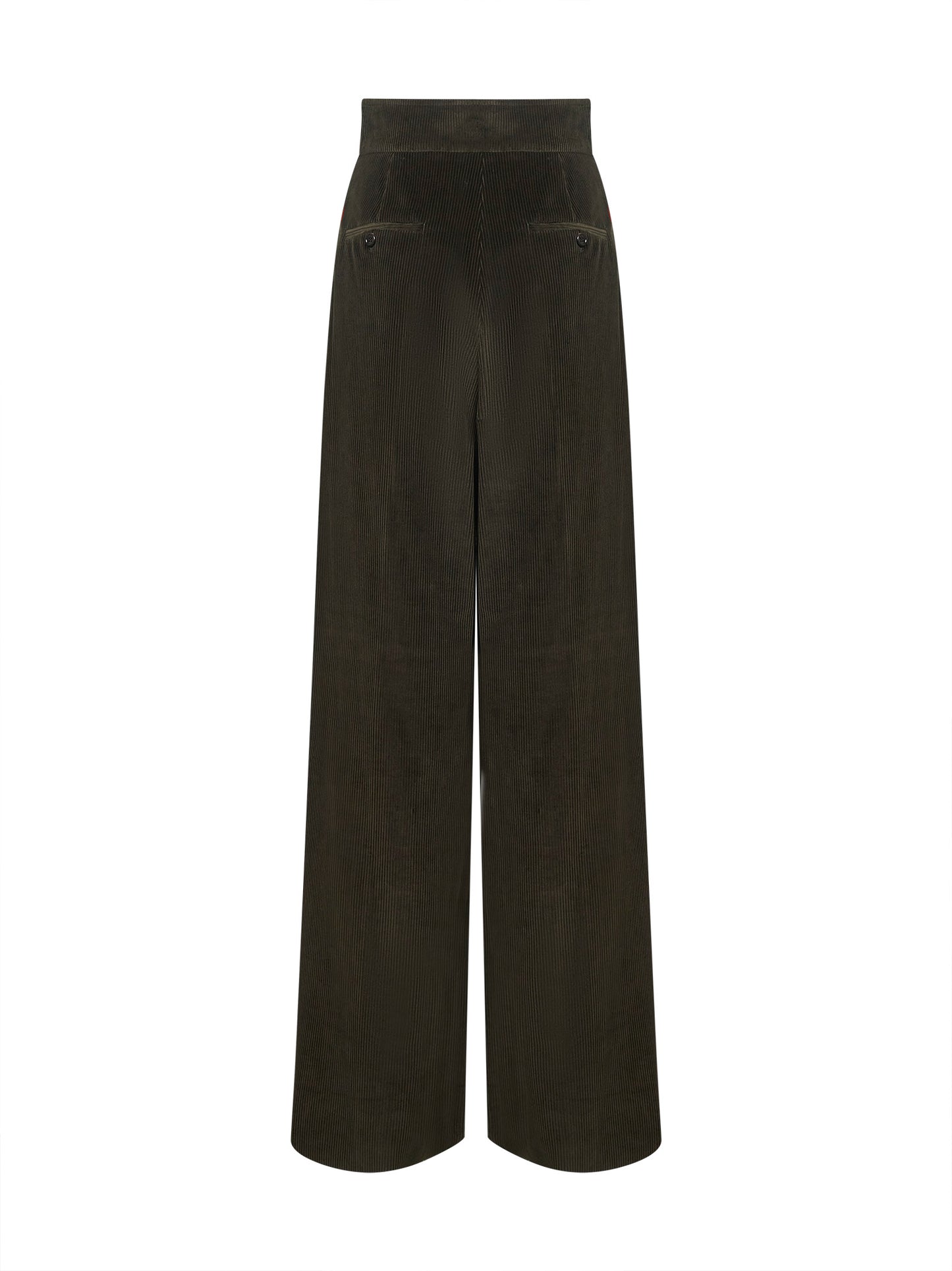 Pantaloni BOSSO1234 in velluto a coste verde