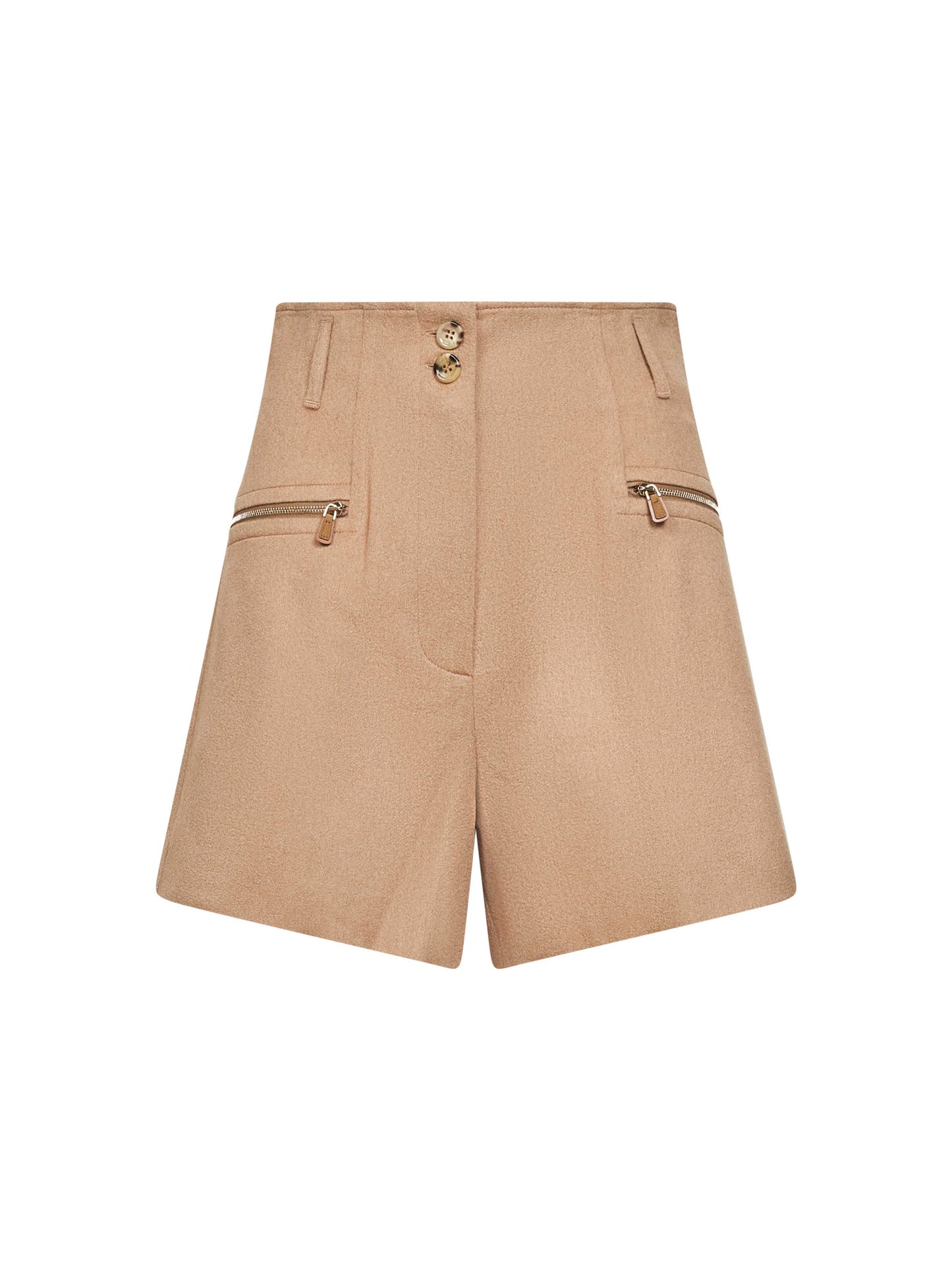 Shorts LOLA in cammello zibellinato cammello