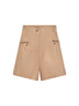 Shorts LOLA in cammello zibellinato cammello