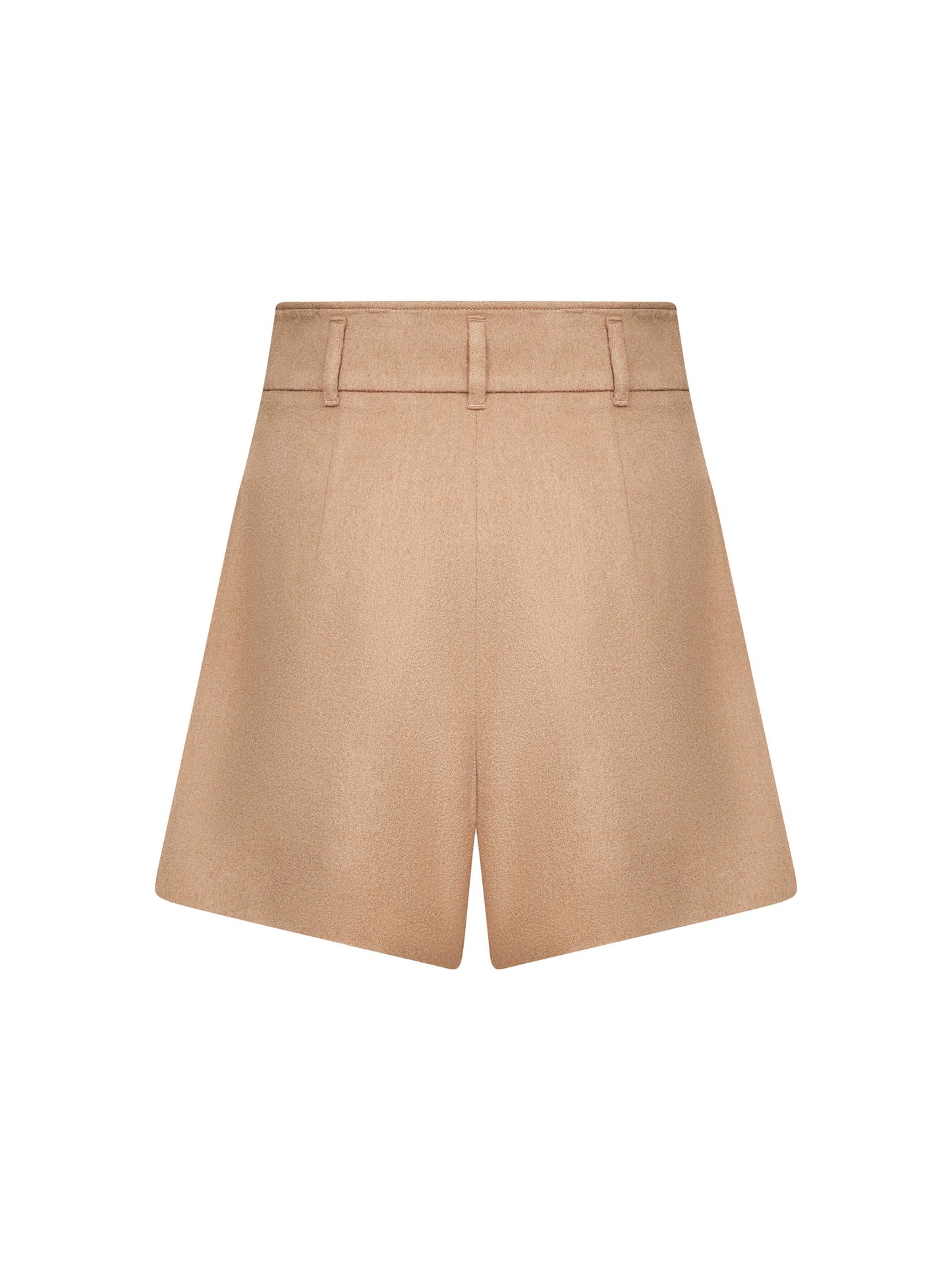 Shorts LOLA in cammello zibellinato cammello