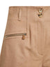 Shorts LOLA in cammello zibellinato cammello