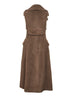 Cappotto smanicato BOARIO1234 in Teddy marrone