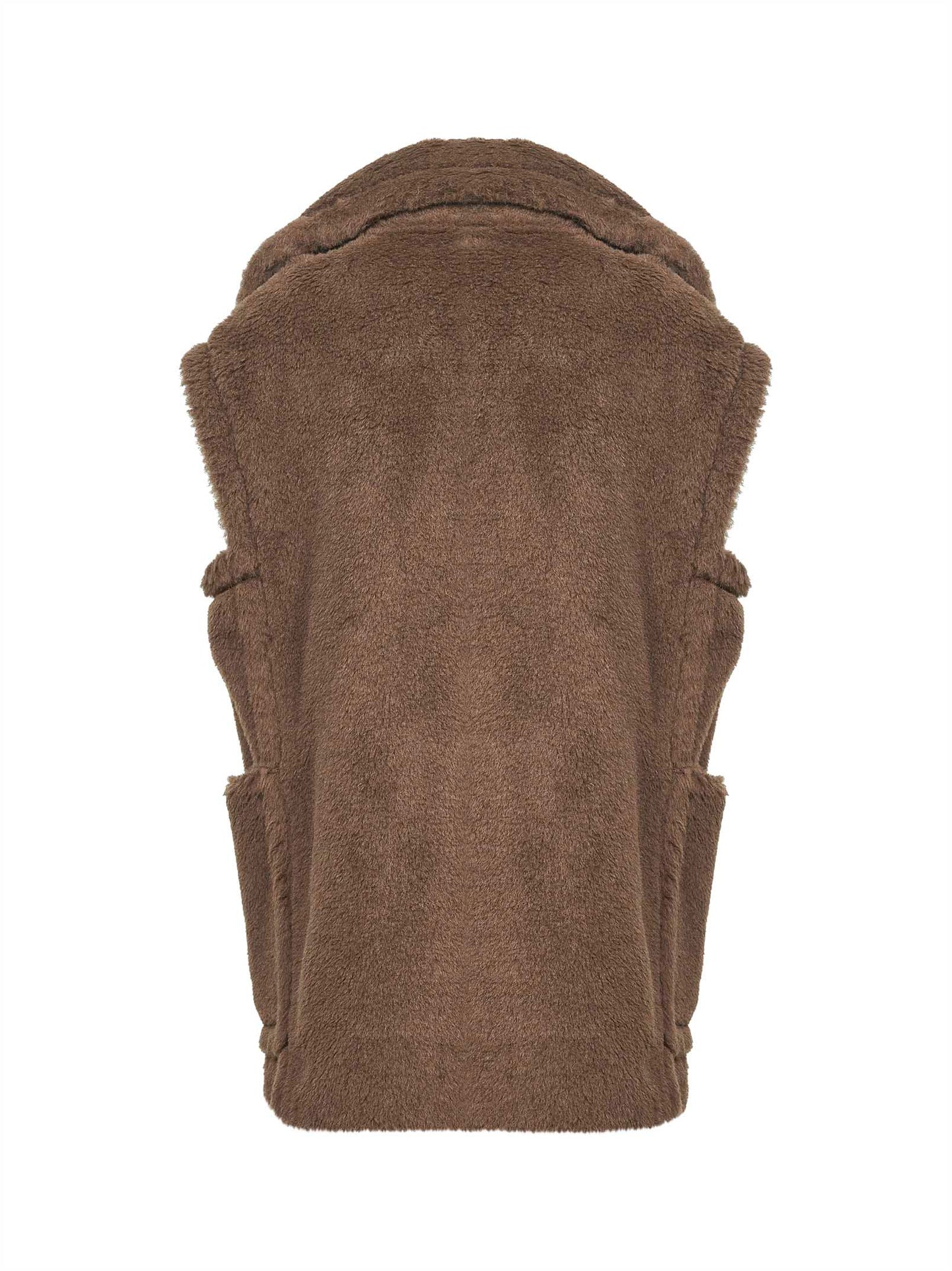 Gilet in Teddy BORMIDA12 marrone