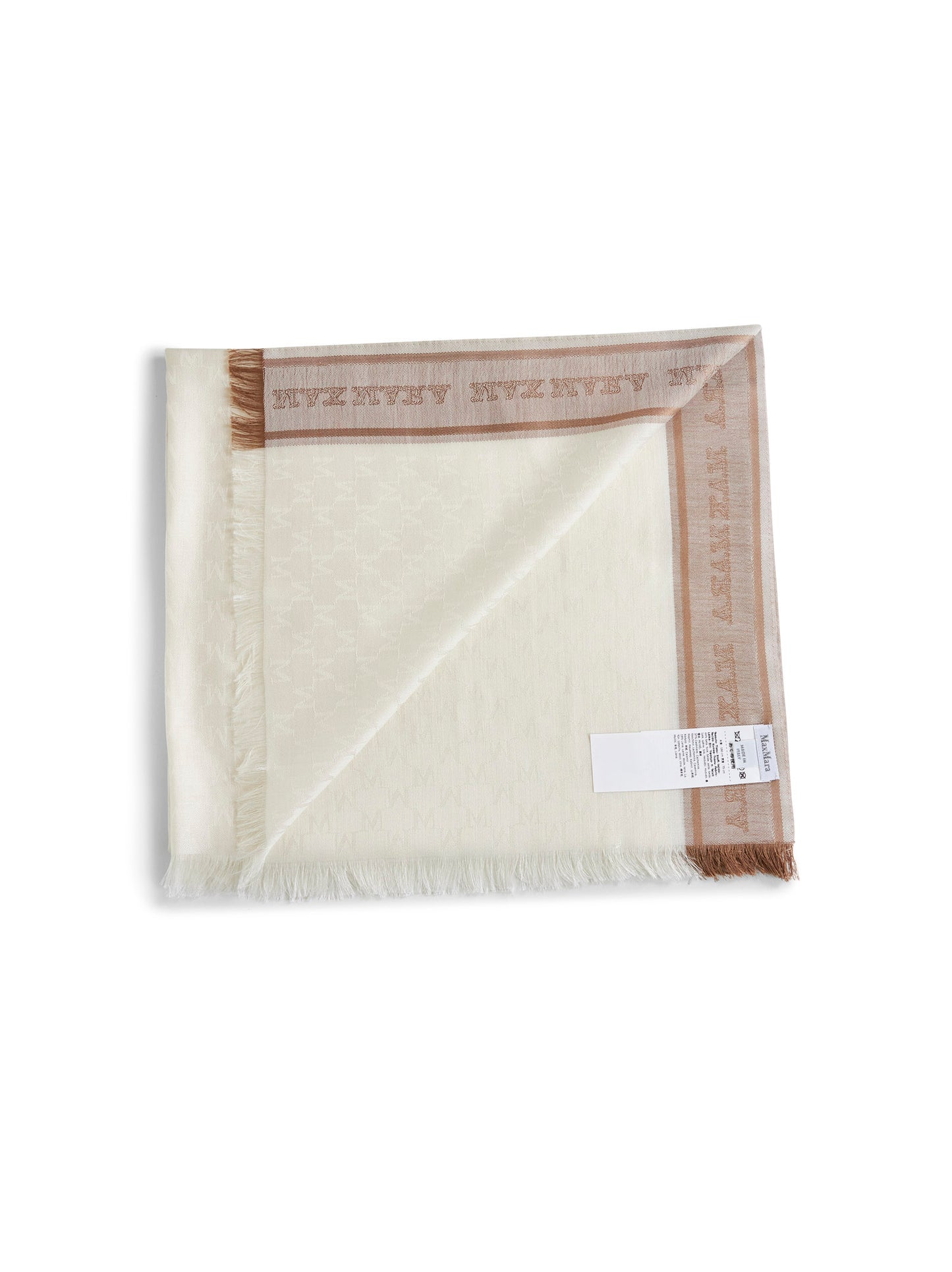 Stola MADRE in misto seta e cashmere avorio