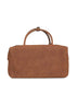 Dark brown HOLDALLLSUEDE large bowler bag