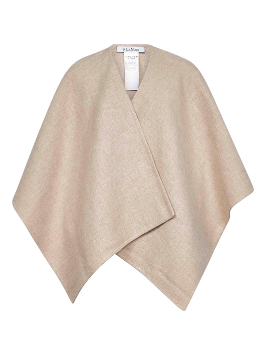 Beige double SERRA poncho