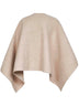 Beige double SERRA poncho
