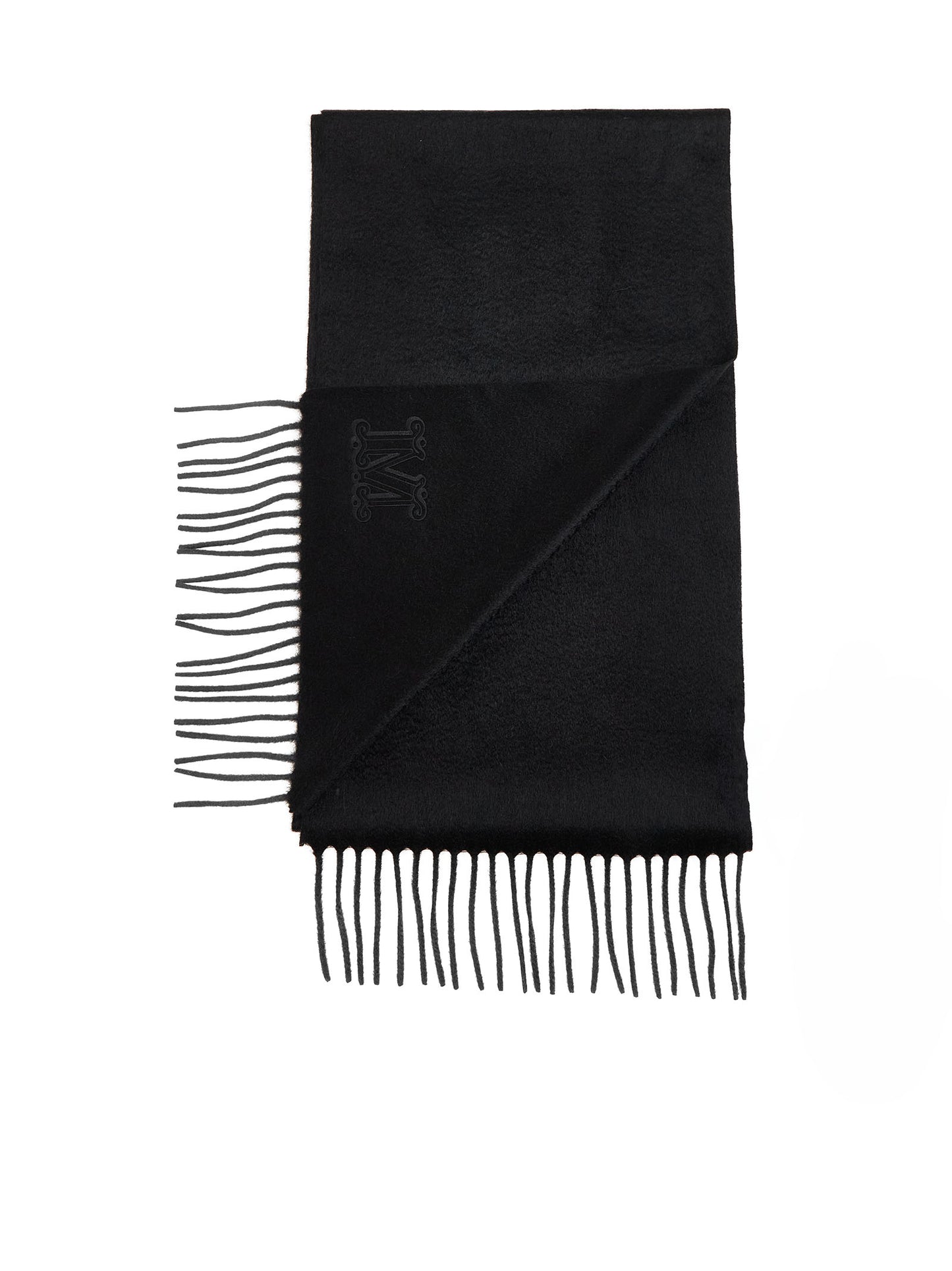 Sciarpa 'Wsdalia' in cashmere nero