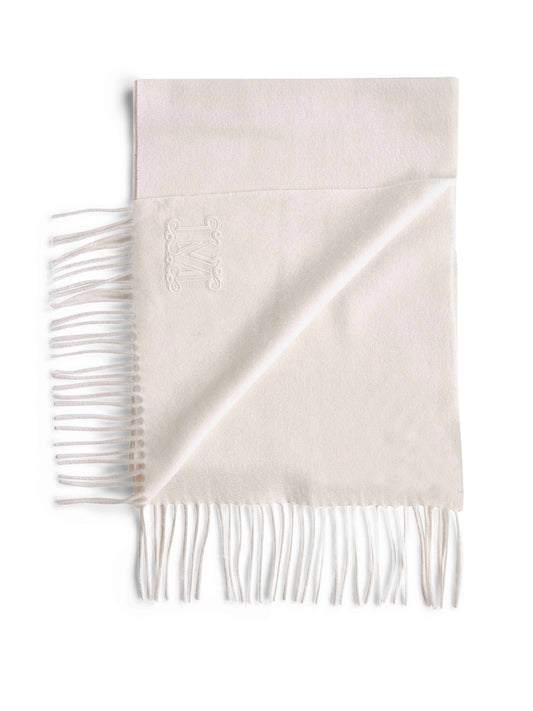White cashmere WSDALIA stole