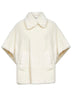 White Teddy fabric TEBE1 cape