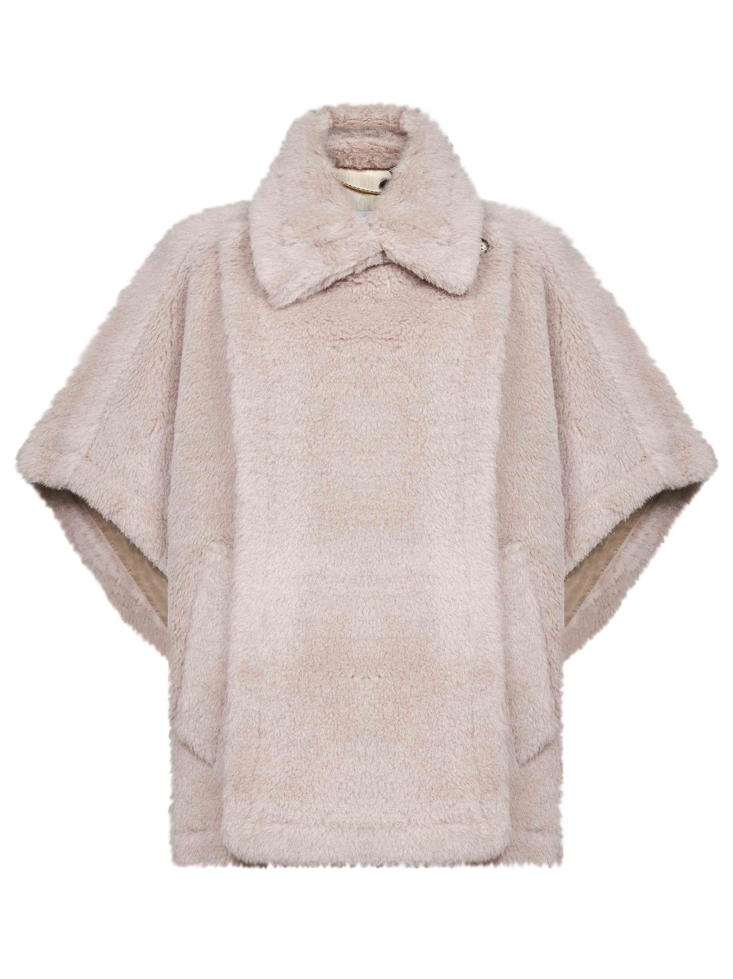 Mantella TEBE1 in tessuto Teddy beige