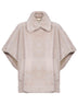 Mantella TEBE1 in tessuto Teddy beige