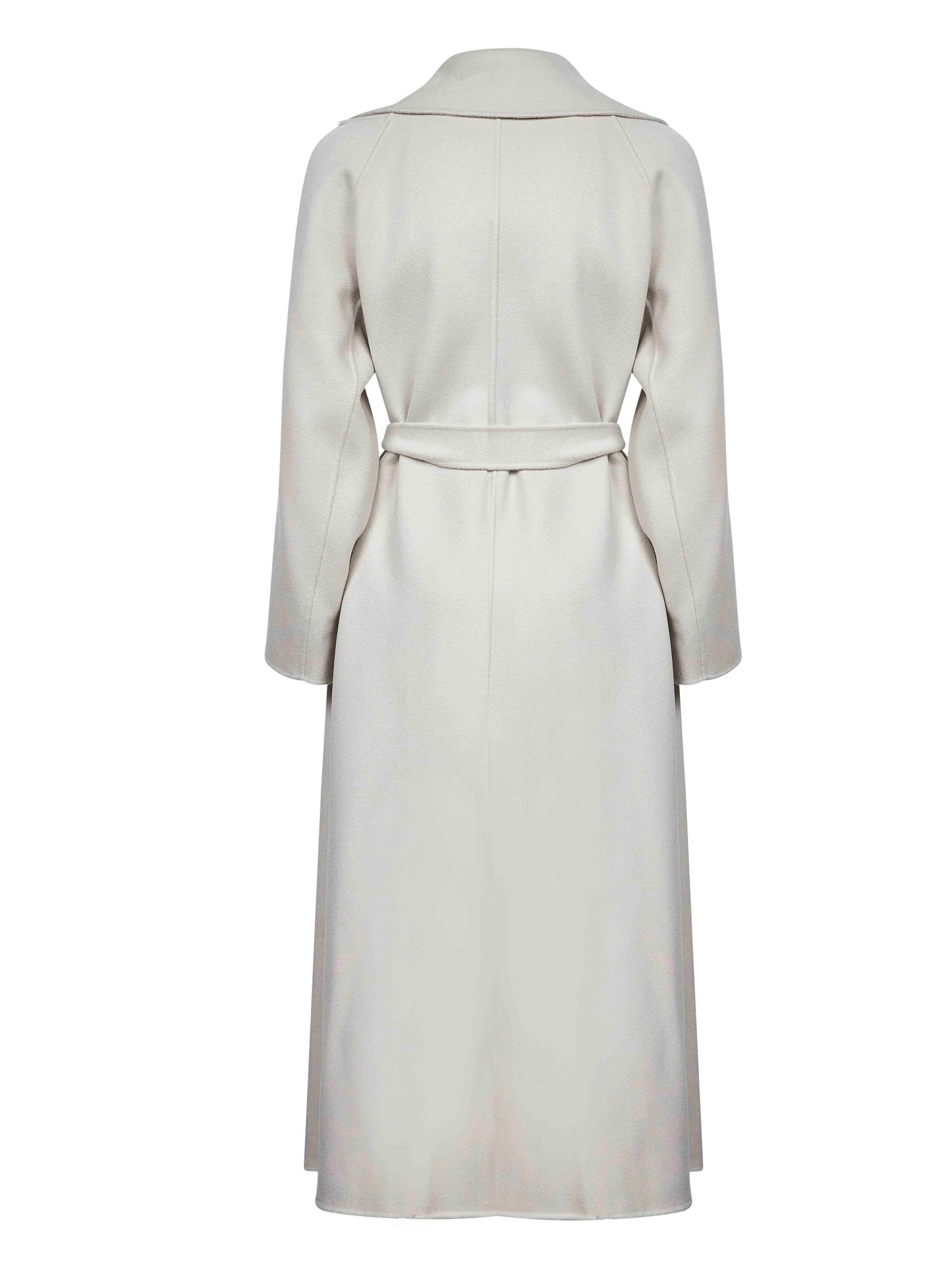 Ivory double DORIS long robe coat