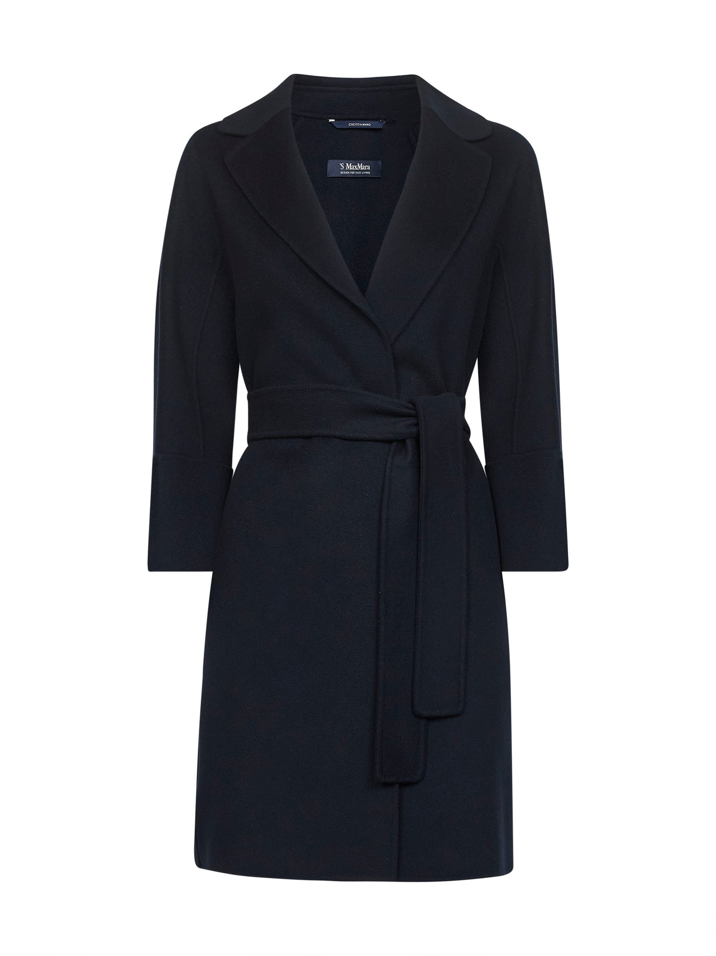 Blue double broadcloth ARONA short coat