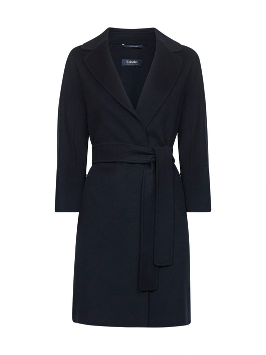 Blue double broadcloth ARONA short coat