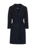 Blue double broadcloth ARONA short coat