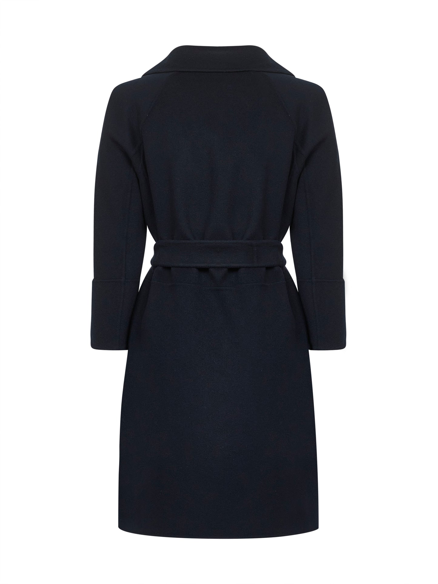 Blue double broadcloth ARONA short coat