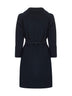Blue double broadcloth ARONA short coat