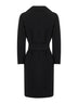 Black double broadcloth ARONA short coat