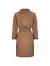 Camel double broadcloth ARONA short coat
