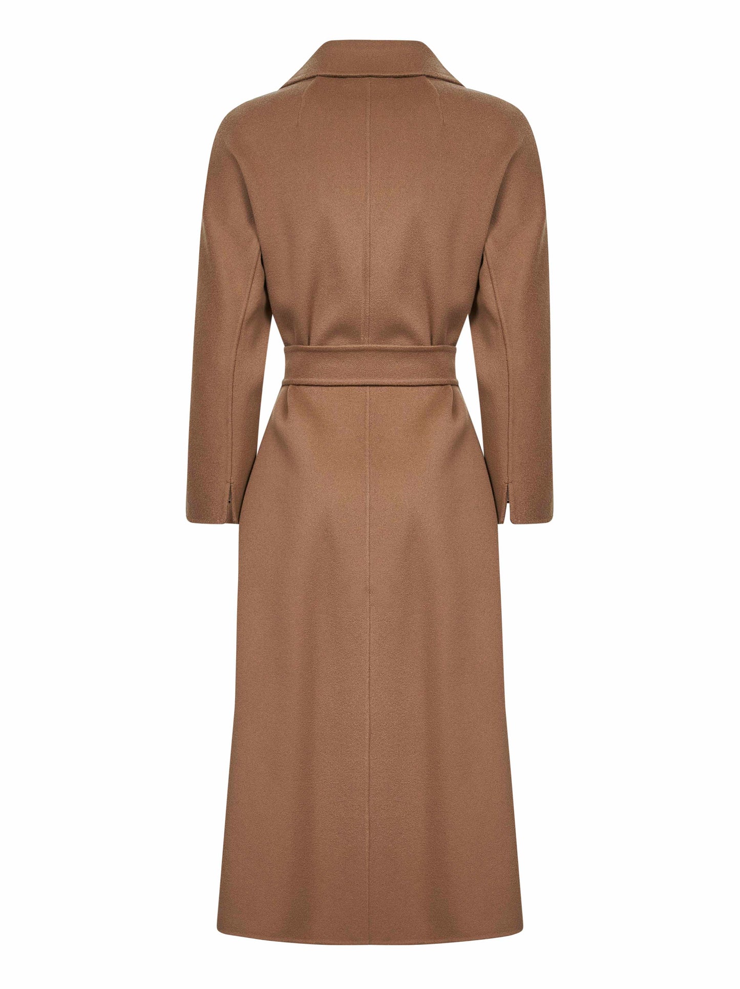 Camel double broadcloth ESTURIA robe coat