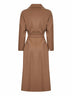 Camel double broadcloth ESTURIA robe coat