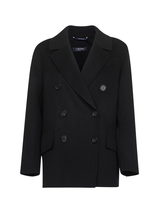 Black double broadcloth LUKAS jacket