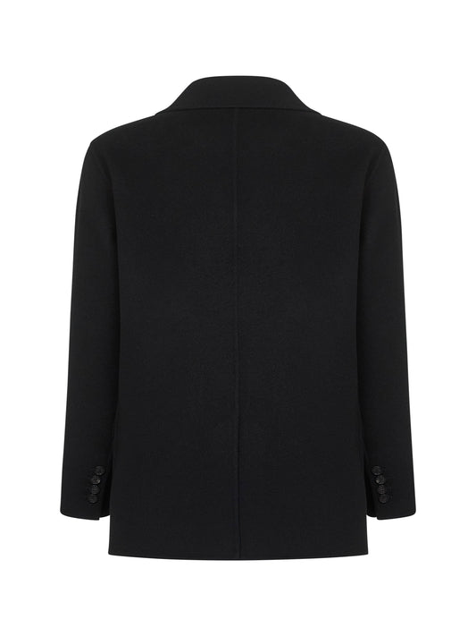 Black double broadcloth LUKAS jacket
